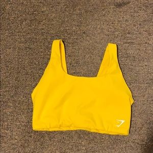 Gymshark Dreamy Sports Bra Yellow L